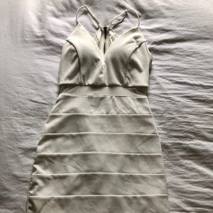 Size medium white sequin mini dress